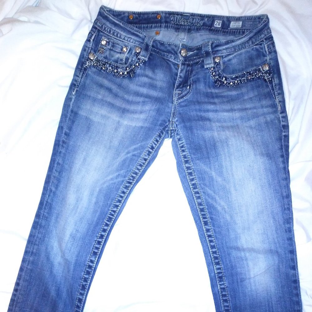 MISS ME JEANS SKINNY & CROPPED